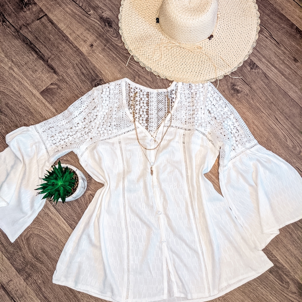 Boho crochet BLOUSE